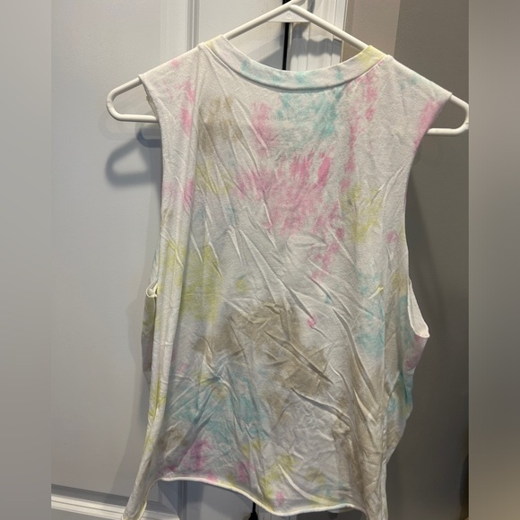 Grayson/Threads Salty State of Mind Graphic Tank Top Raw Hem Tie-Dye Large - Picture 4 of 8